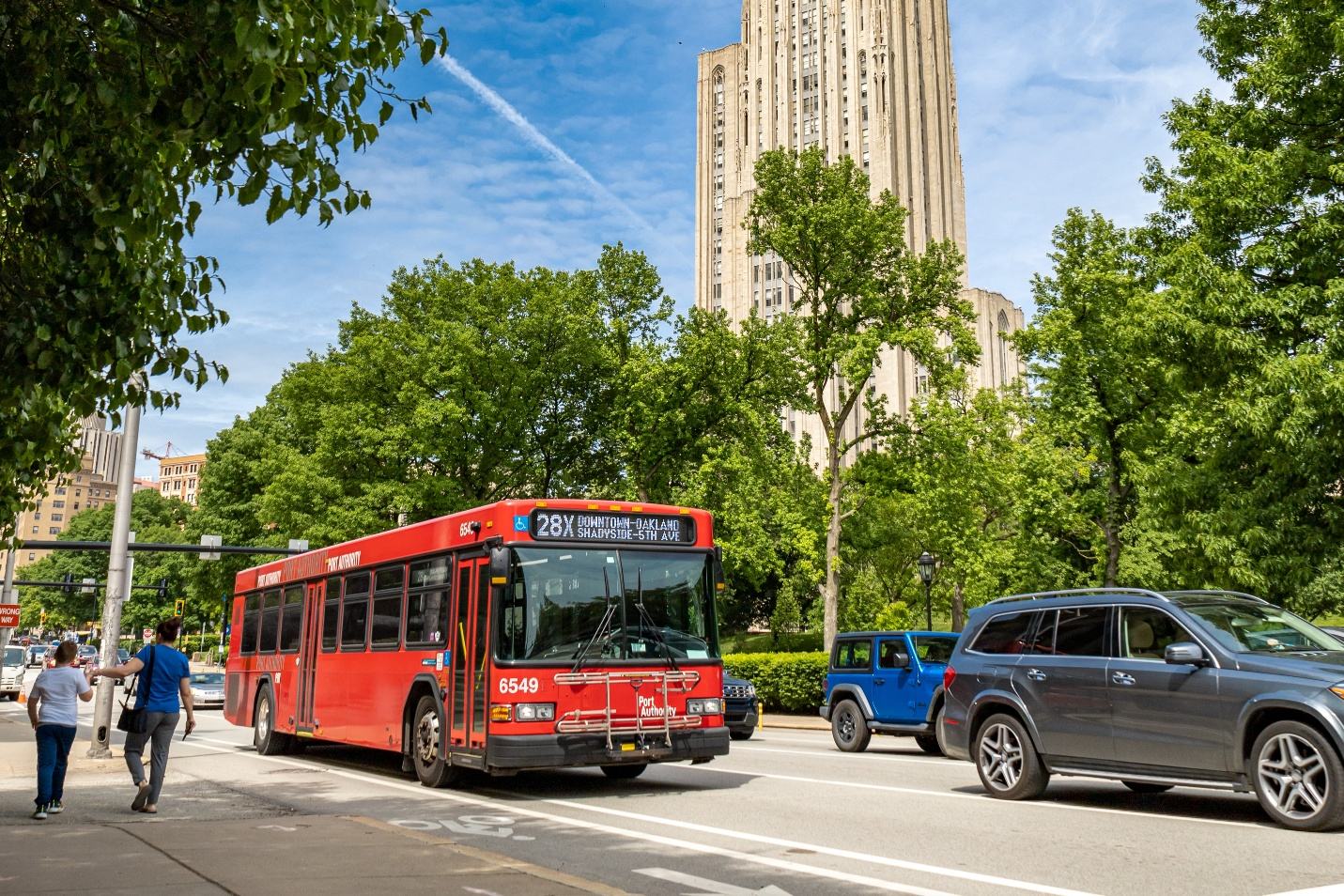 University Line Construction Moving Outbound Buses to Forbes Avenue