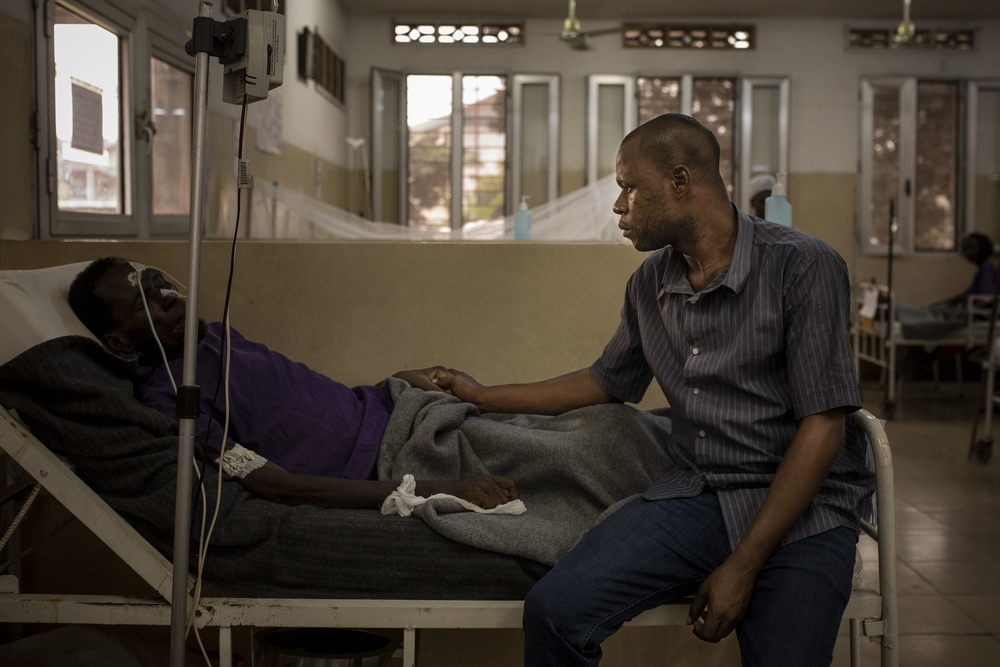 Centre d'hospitalisation du CHK, à Kinshasa © Pablo Garrigos/MSF. 29 août 2019.