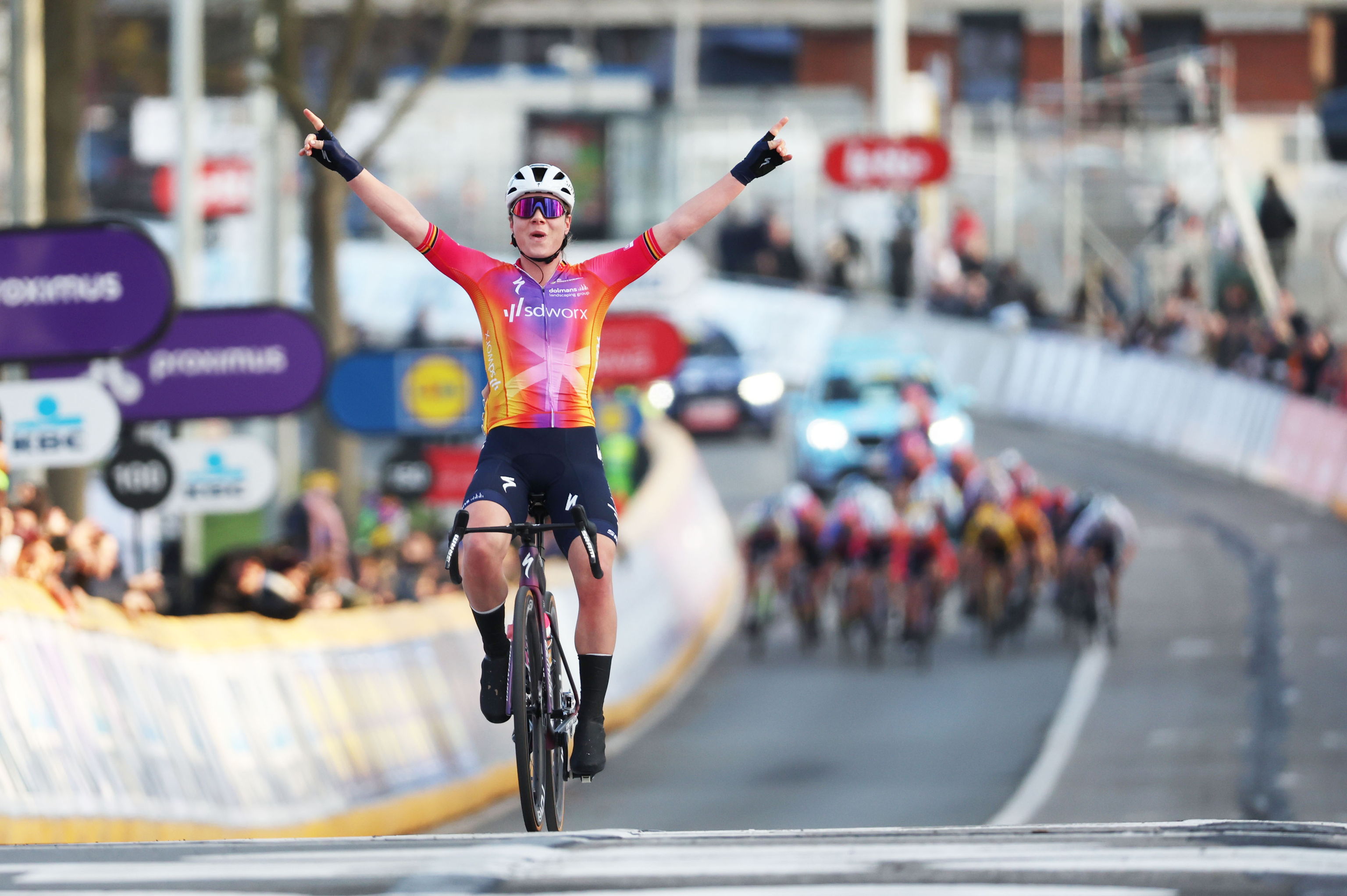 Lotte Kopecky Becomes First Belgian To Win Omloop Het Nieuwsblad For Women
