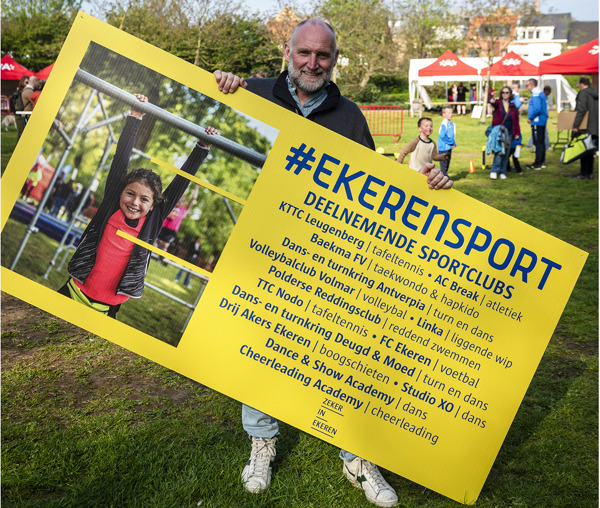 Preview: 16 sportclubs stellen zich voor tijdens #EkerenSport