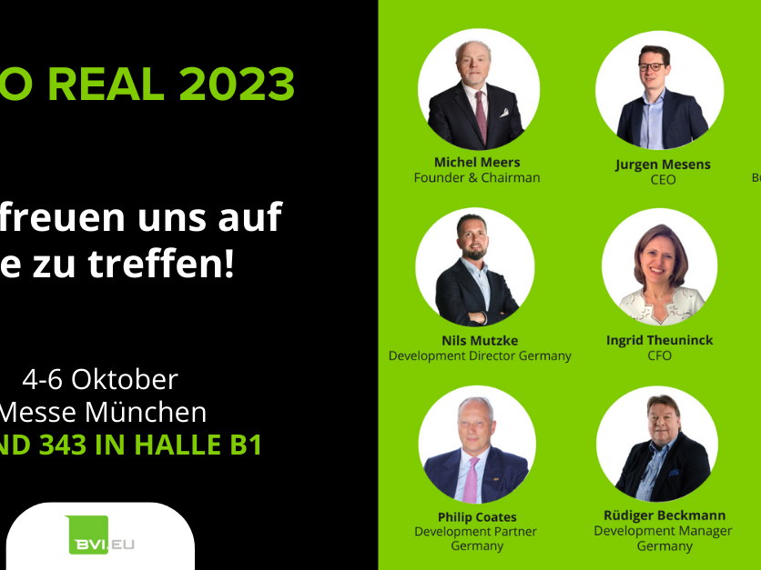 PRESSEEINLADUNG: Maßgeschneidert für KMU. Nachhaltig. Innovativ: Erfahren Sie alles über die Green Business Parks von BVI.EU auf der EXPO REAL 