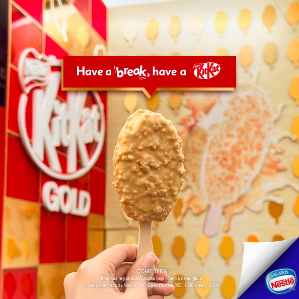 Llega a los congeladores la paleta KitKat Gold, descubre la mejor forma de darte un golden break