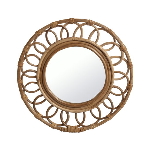 Habitat Faux rattan garden mirror, £30