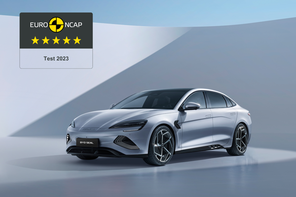 BYD SEAL and BYD DOLPHIN awarded 5 stars in Euro NCAP Safety Tests