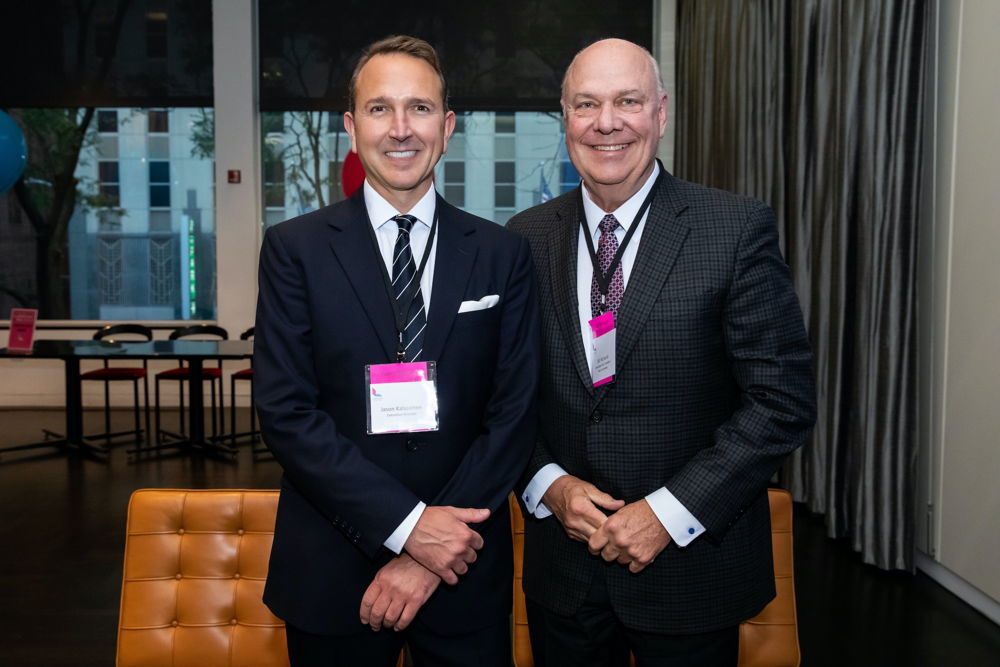 Jason Kalajainen, Executive Director and Bill Richards, Immediate Past President; Photo by Laurie Fanelli