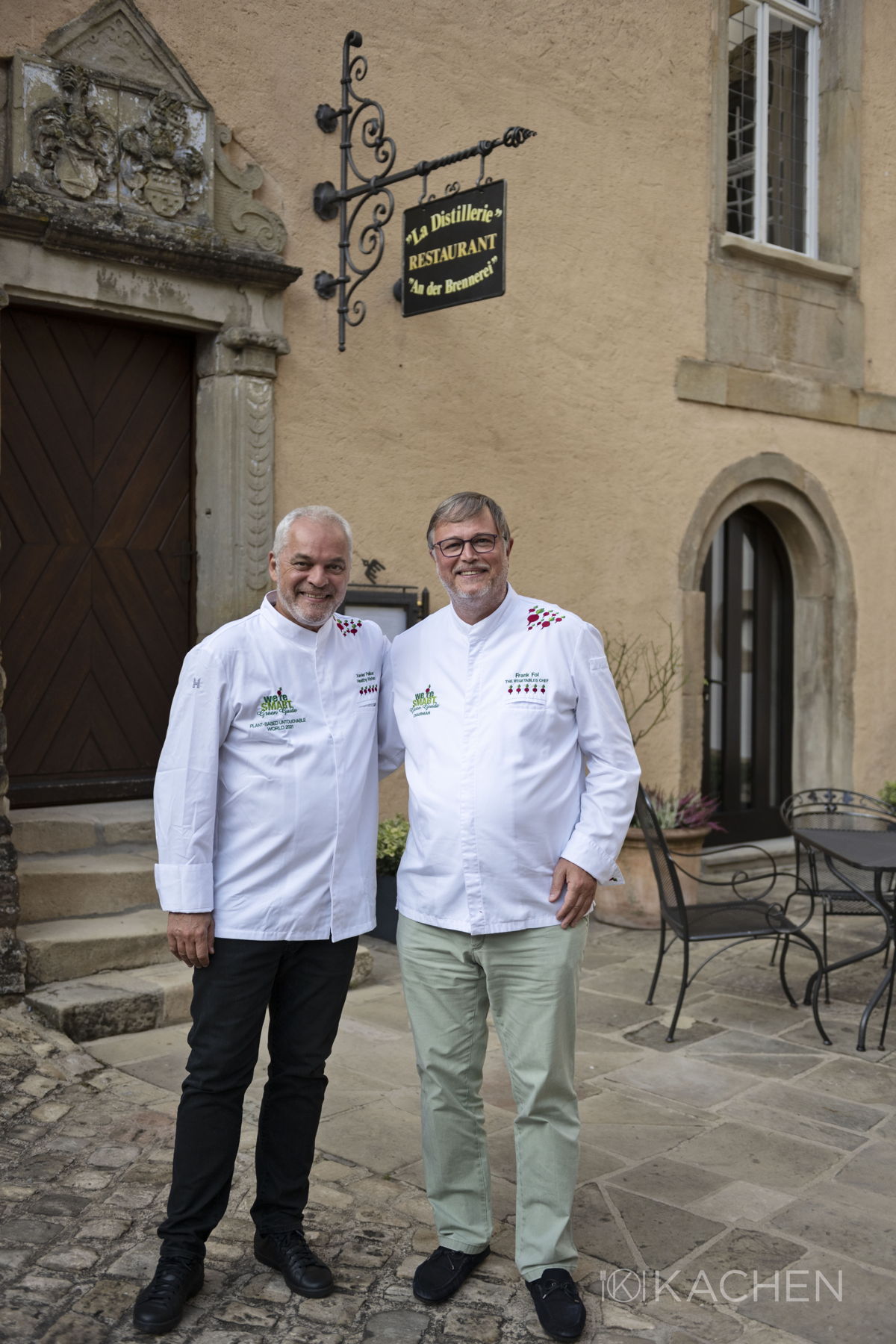 Chef Xavier Pellicer (Xavier Pellicer) and Frank Fol