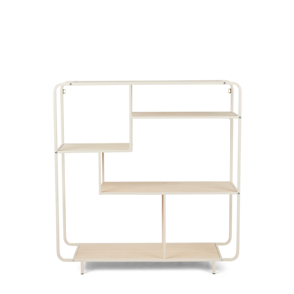 DAX WALL RACK SAND_100X32X105CMH_metal_€79,00