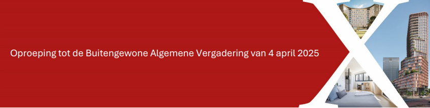 Oproeping tot de Buitengewone Algemene Vergadering van 4 april 2025