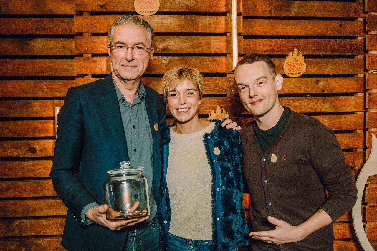 Jan Hautekiet, Britt Van Marsenille en Tom De Cock © VRT