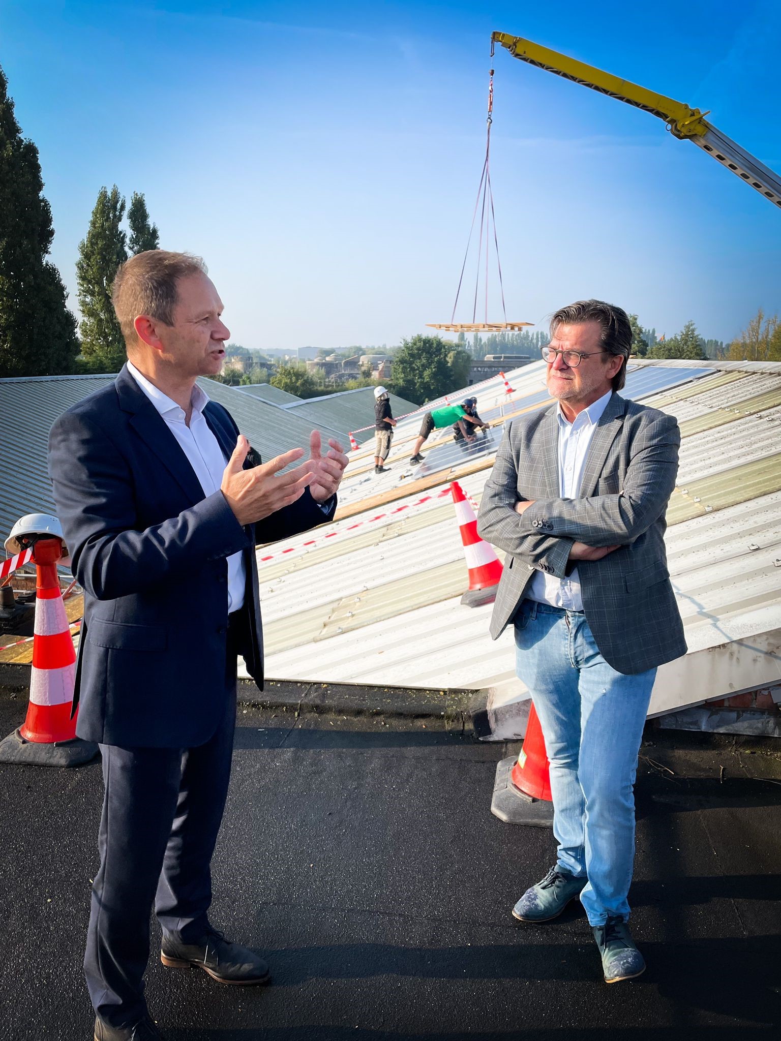 Jean-Jacques Delmeé (links) en Eddy Bevers