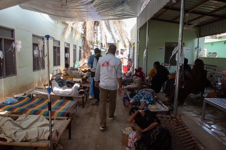 Centro de tratamiento de cólera en Kassala © Mohammed Elhassan
