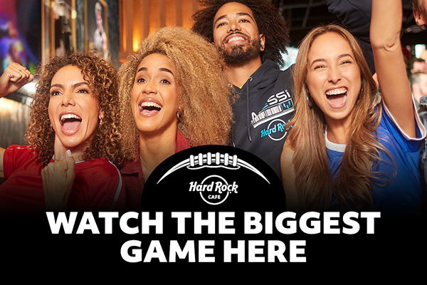 LE HARD ROCK CAFE® DE BRUXELLES CÉLÈBRE LE SUPER BOWL AMÉRICAIN AVEC UN MENU SPÉCIAL POUR L'OCCASION