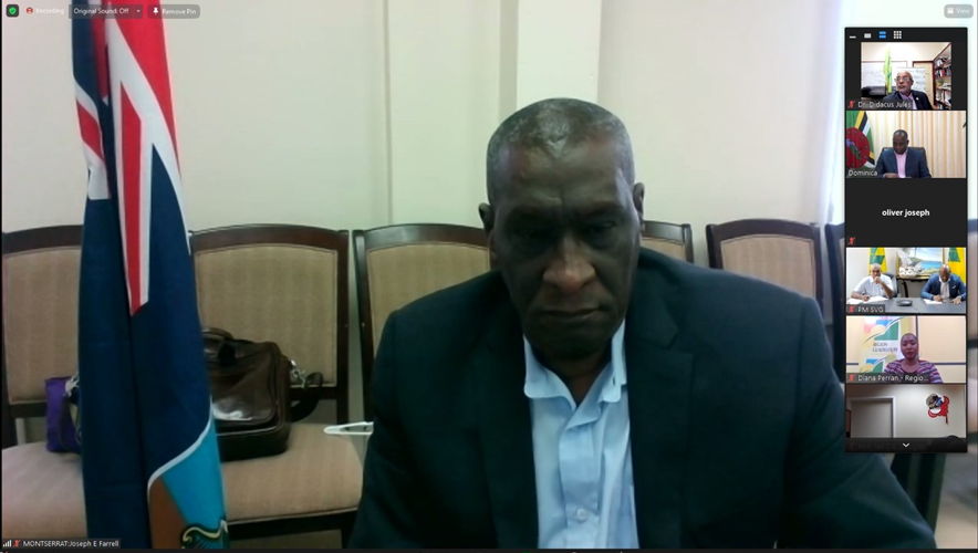 Premier of Montserrat Hon. Easton Taylor-Farrell 