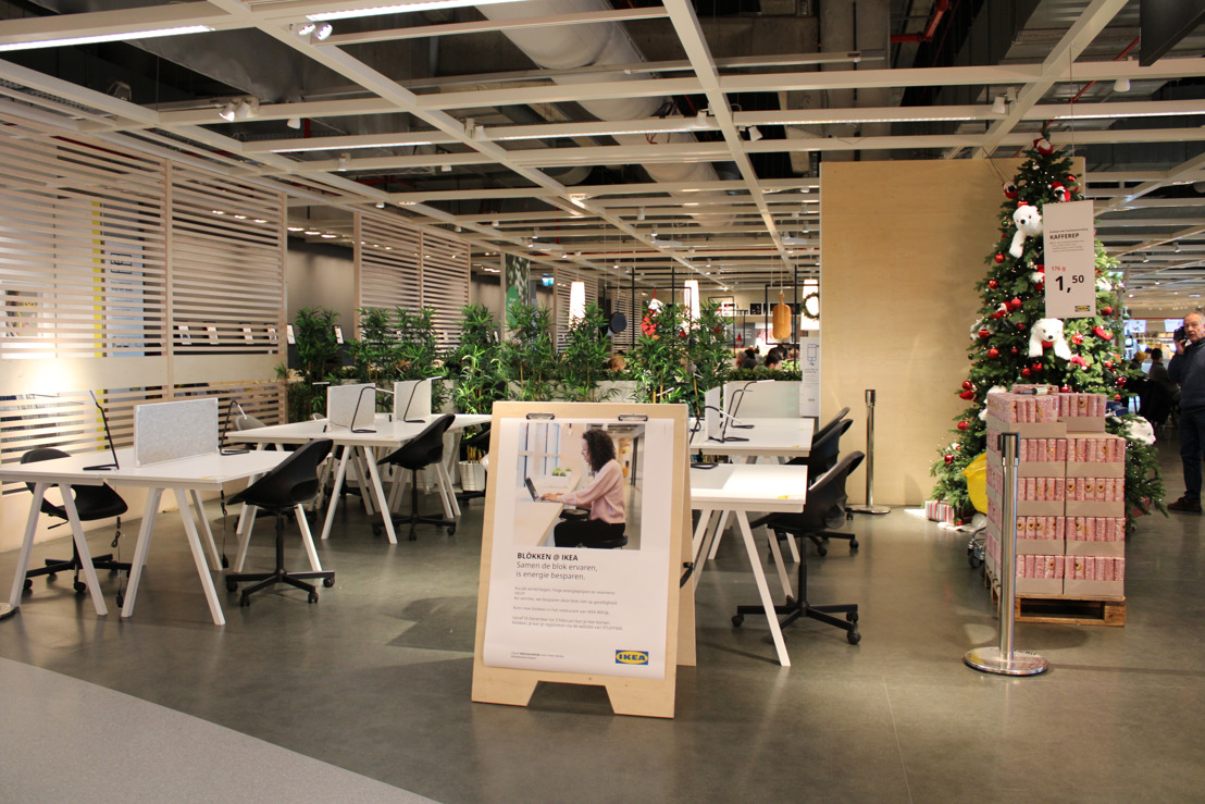 BLÖKKEN @ IKEA België restaurants: samen de blok ervaren, is energie besparen