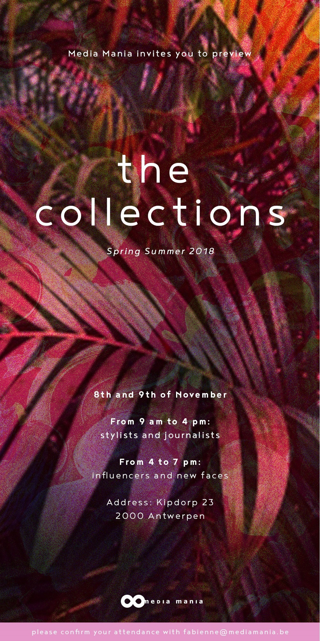 Invitation The Collections Spring-Summer 2018