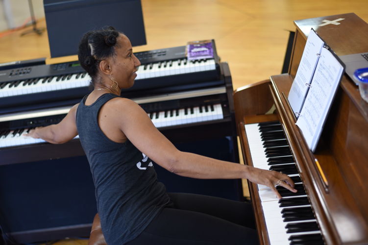 Victoria Theodore shows off her skills as music director and accompanist