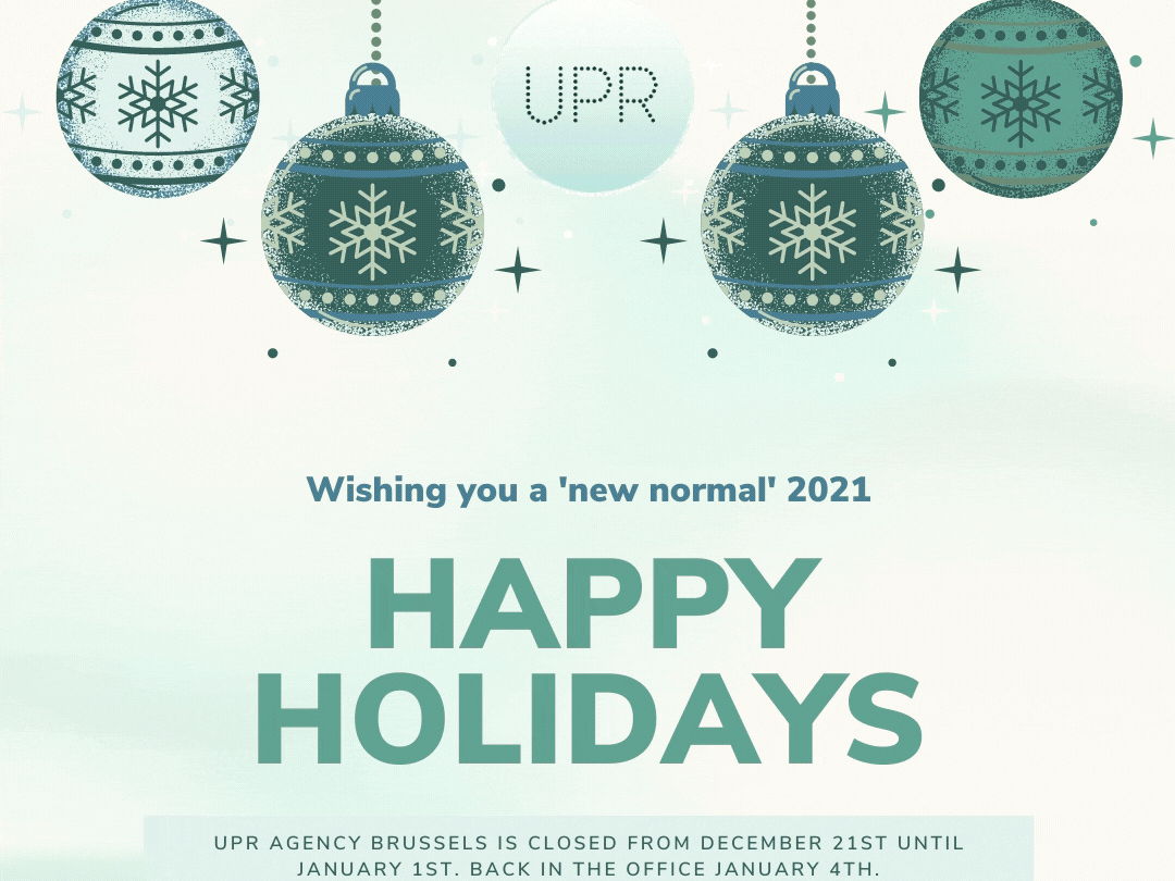 Happy holidays from UPR Brussels!