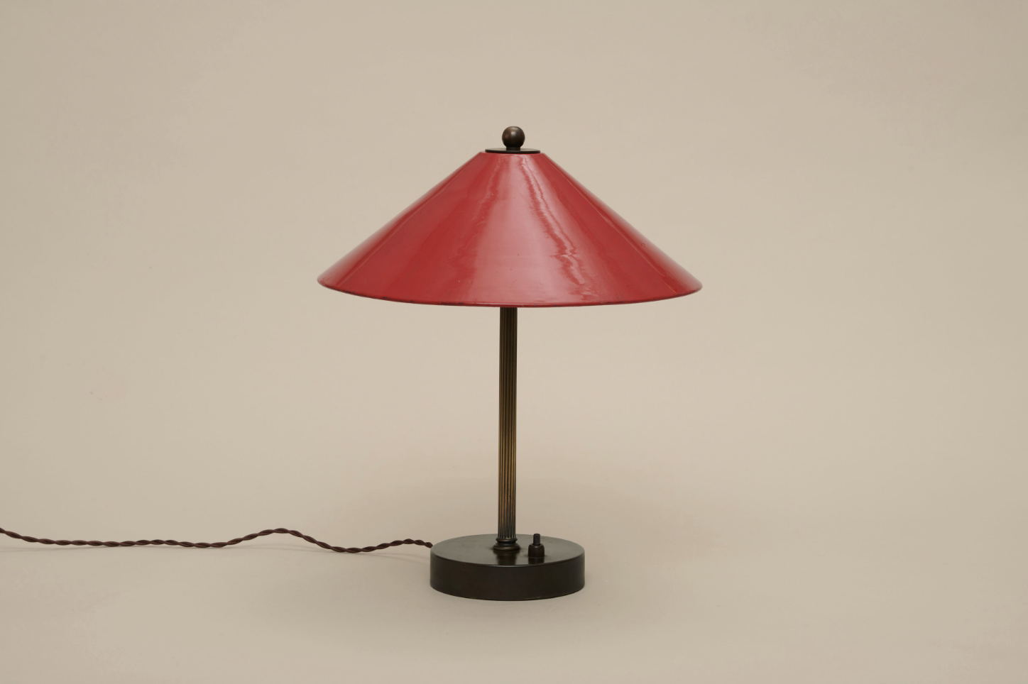 Table lamp, ca. 1935 by Paavo Tynell at Galerie Eric Philippe. Image courtesy of Galerie Eric Philippe