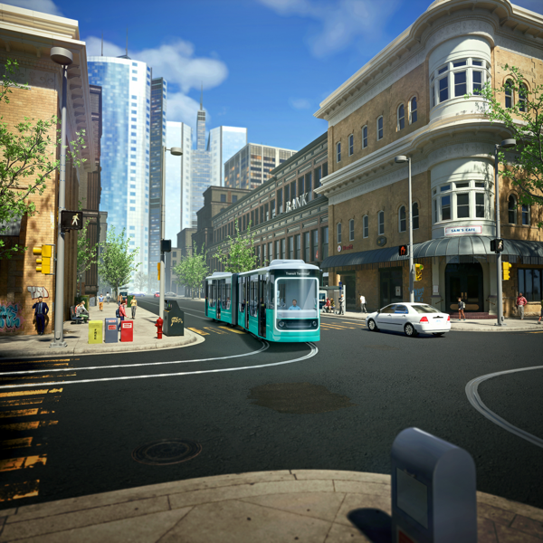Tout le monde à bord dans Tram Simulator Urban Transit, maintenant disponible sur consoles