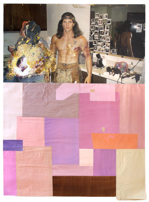 KATI HECK, Brief an B., 2017. Collage, photograph, oil on baryta paper,water color on paper, artist
frame. Courtesy Tim Van Laere Gallery, Antwerp.