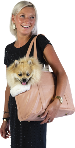 Jackie draagtas pink