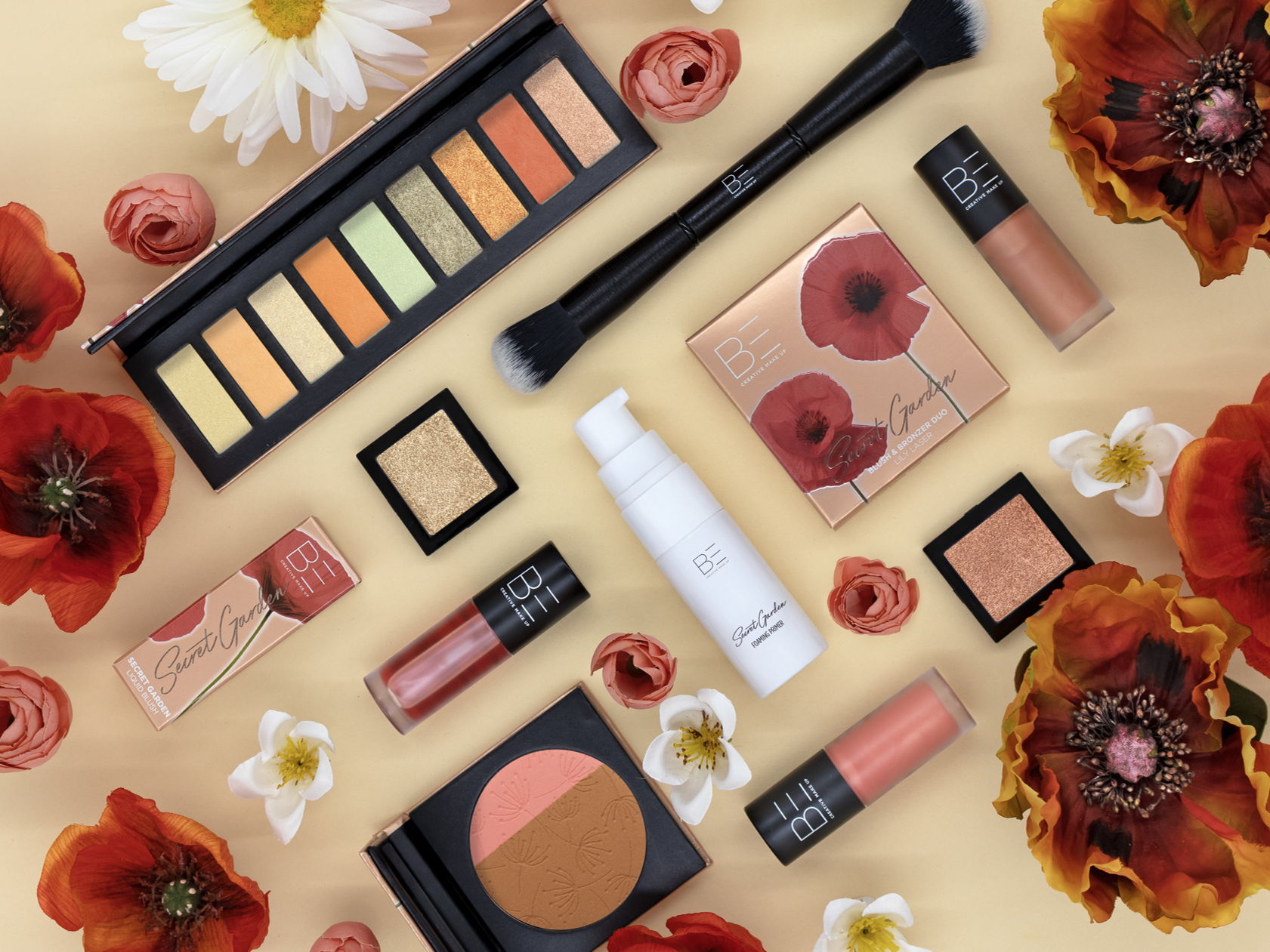 Ontdek de magie van de BE CREATIVE MAKE UP SECRET GARDEN collectie