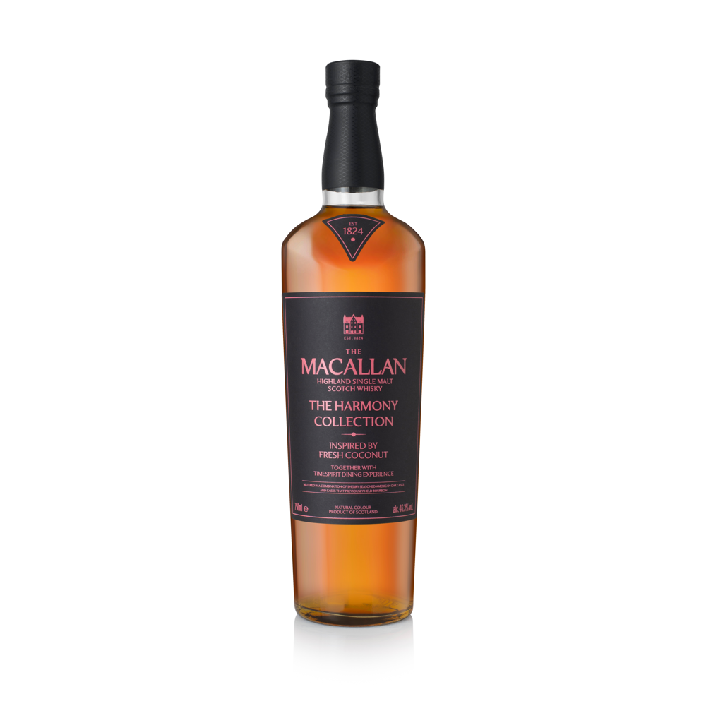 The Macallan presenta Fresh Coconut, el capitulo final The Harmony Collection 1 MAC 2026 Harmony6 Domestic Pack 750ml Bottle Front 1x1 JPEG 150dpi
