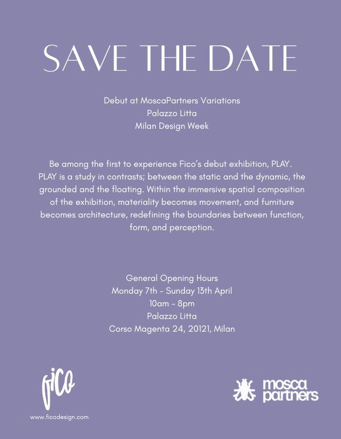 07-13 April | Fico's debut exhibition at MoscaPartners Variations