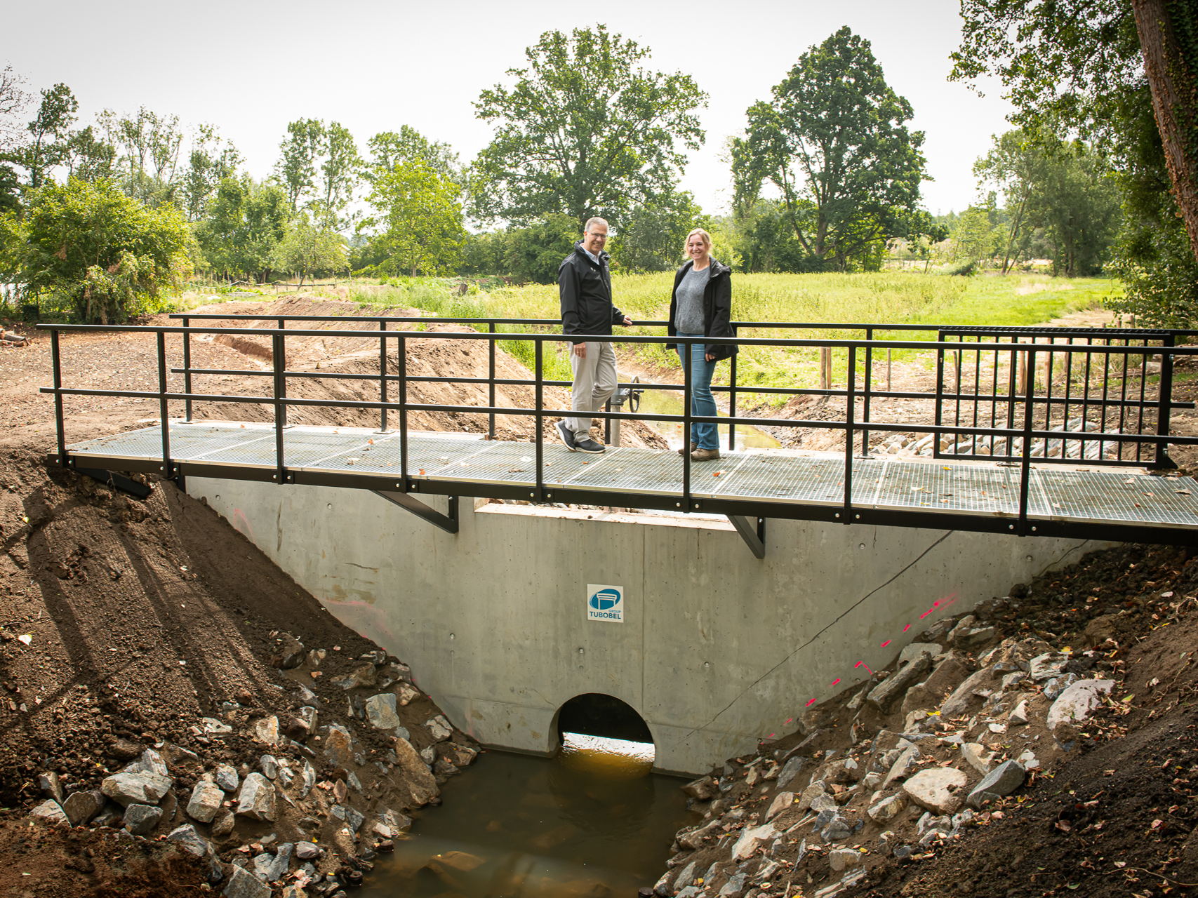 Werken gecontroleerd overstromingsgebied Tieltse Motte zijn klaar