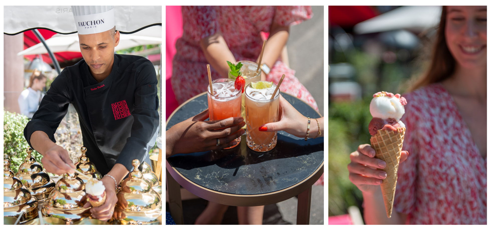 Iced Tea And Ice Cream Specialties At Fauchon La Plage Daily