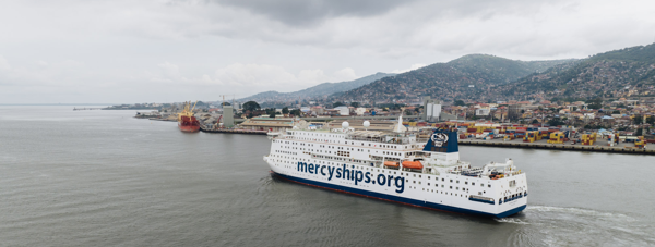Sierra Leoneans Welcome Newest Mercy Ship, the Global Mercy™ into Port of Freetown