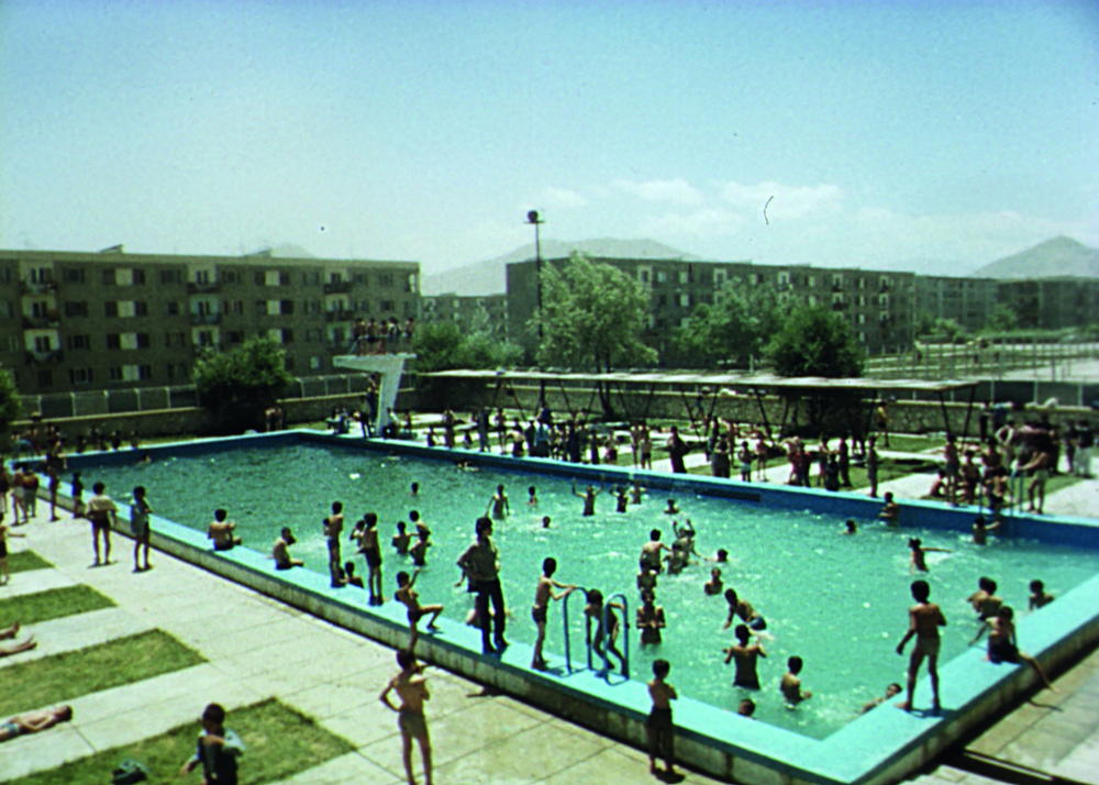 Zwembad in Kaboel in 1983
