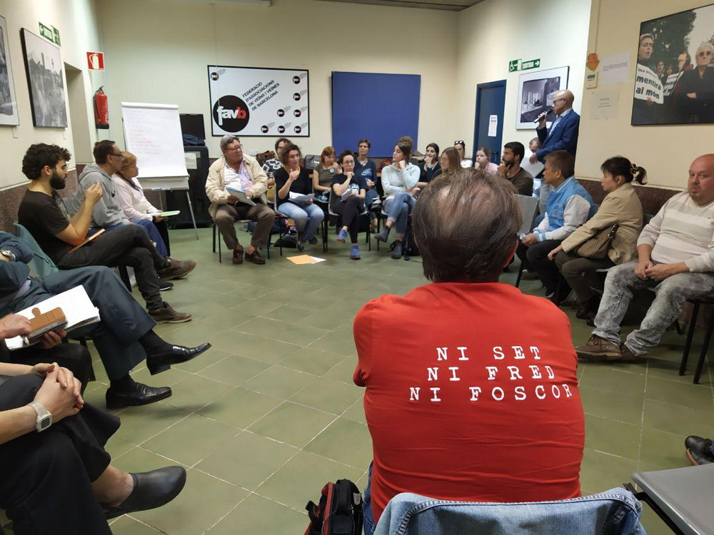 Collective advisory assembly ©Enginyeria Sense Fronteres / Aliança contra la Pobresa Energètica