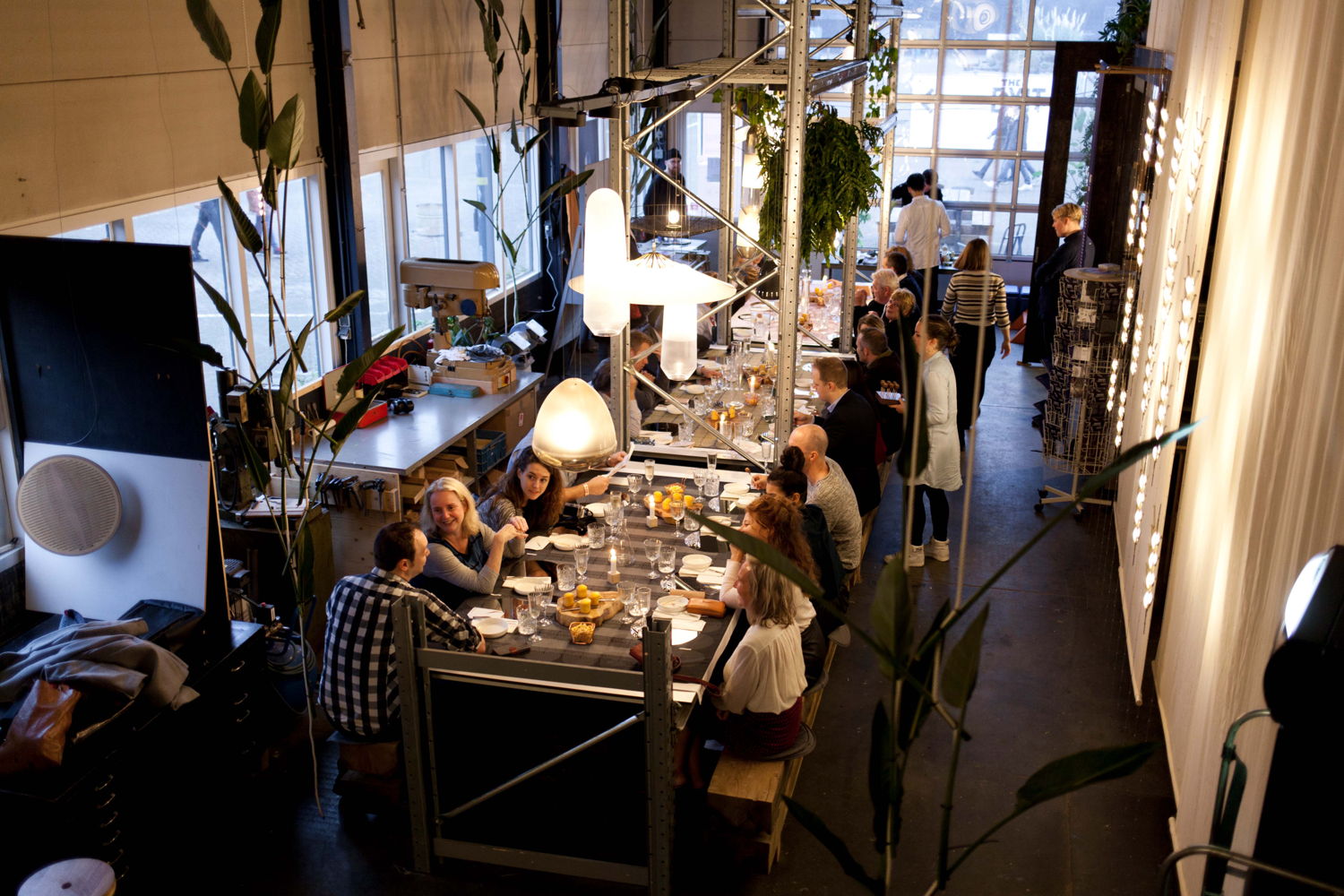 Dinner Van Tot at Sectie Cstudiosduring Dutch Design Week in Eindhoven