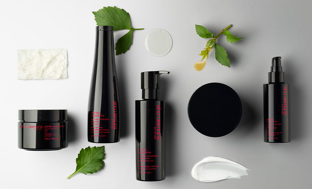 shu uemura art of hair lanceert ashita supreme