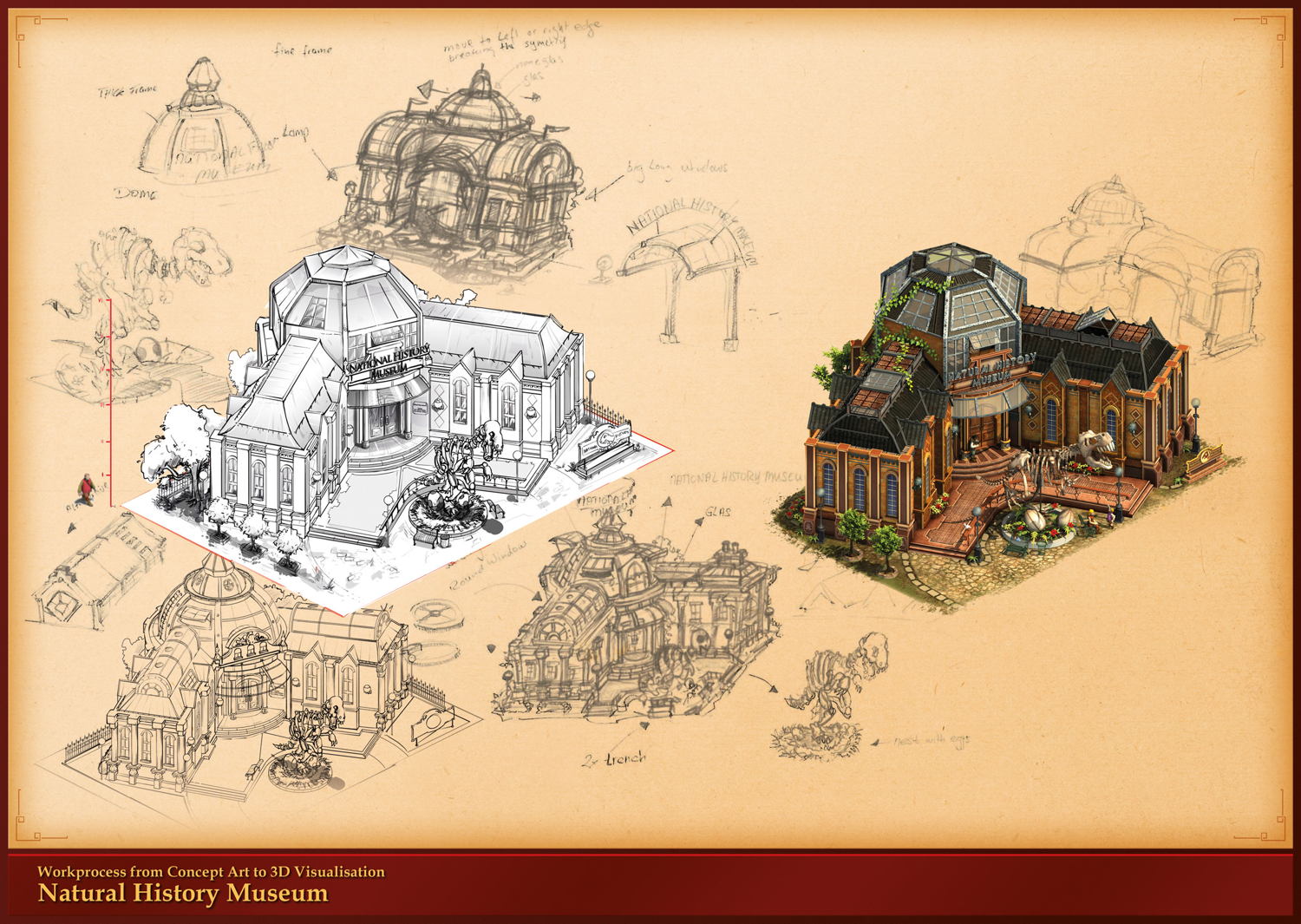 Concept Art 3D Forge of Empires