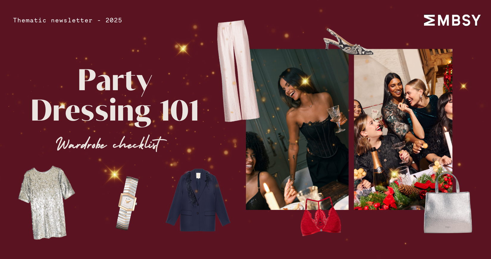 Festive dressing 101: the ultimate party wardrobe checklist