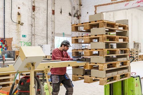 Gent Waste Brick for DING 8 stenen stapelen