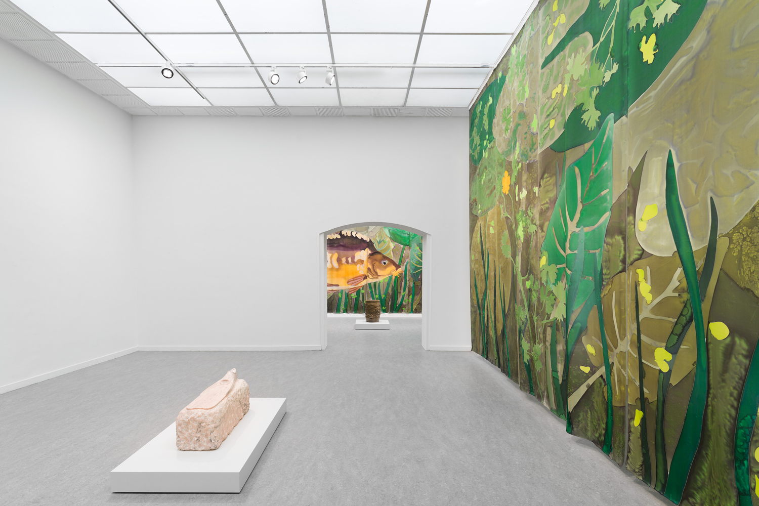 Daniel Dewar & Grégory Gicquel, Installation view The Wet Wing at Z33, Hasselt. Courtesy the artists. Photo: Lola Pertsowsky