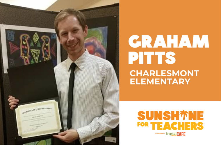 Tropical Smoothie Cafe has announced Graham Pitts at Charlesmont Elementary School as a finalist in the Sunshine for Teachers contest. They were selected from thousands of consumer nominations and parents, teachers, families and the community can now vote for them until midnight ET on May 9, 2025 at www.SunshineforTeachers.com. One Grand Prize winner receives a $10,000 summer getaway and free smoothies for a year, and their school wins $1,000 and a schoolwide smoothie party. 
