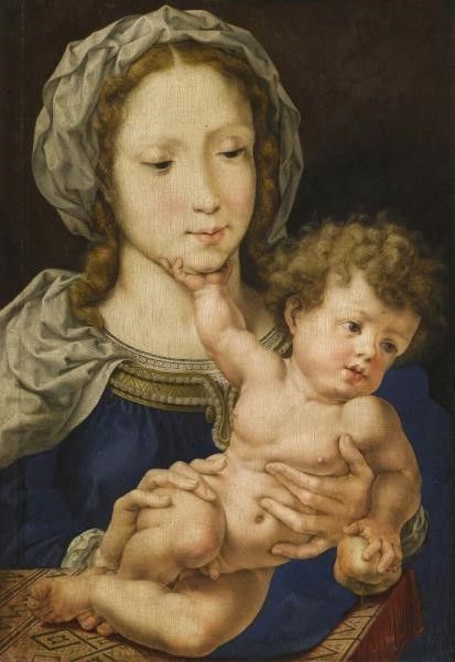 Jan Gossaert, 'Virgin with Child' ca 1520.
The Phoebus Foundation