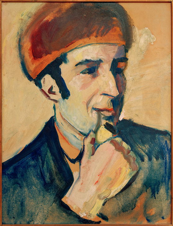 “Portrait of Franz Marc”, 1910. August Macke. AKG326156. © akg-images