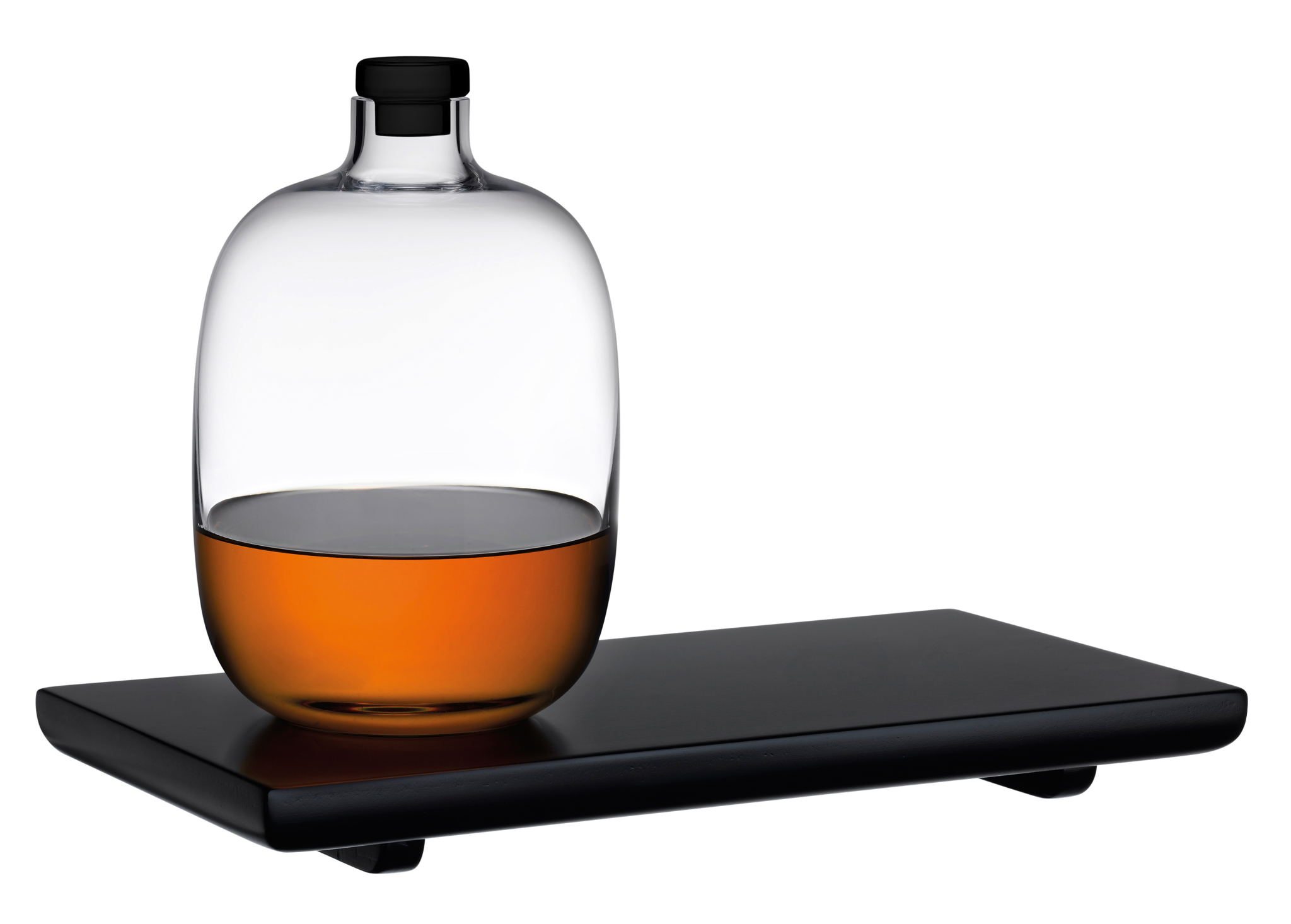 Malt Whisky Bottle with Wooden Tray, EUR €112, US $163, INT $130