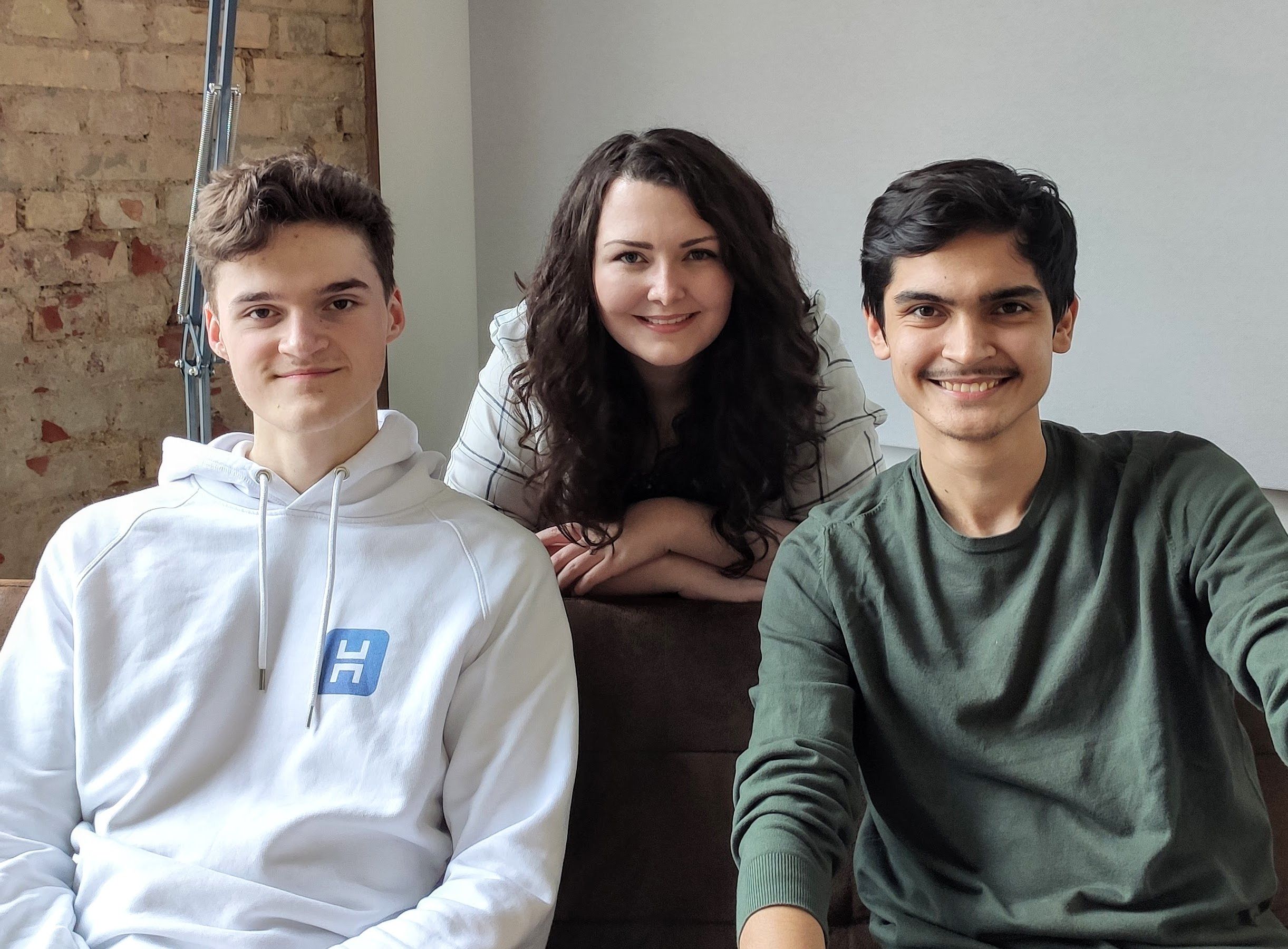The Pockethost Founders, from left to right: Christian Orlowski, Theresa Neumann und Marco Salas Franz