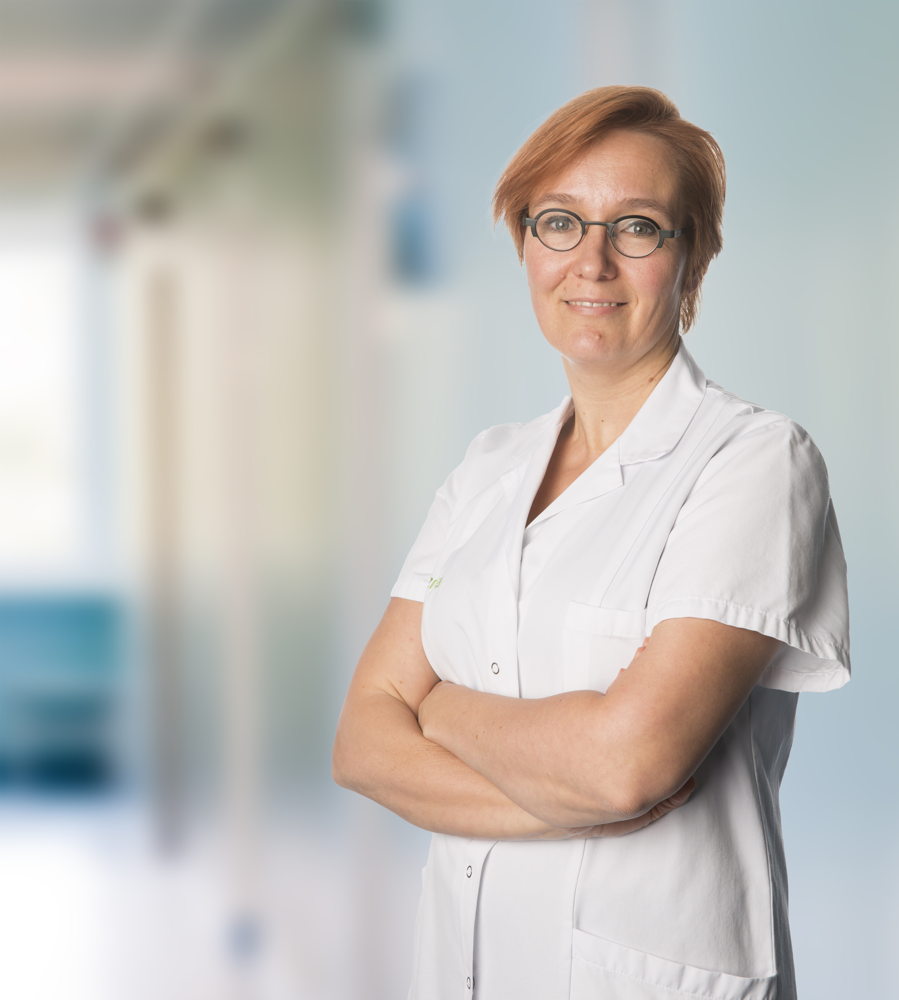 Dr. Katrien Bervoets, hoofdarts ZAS.