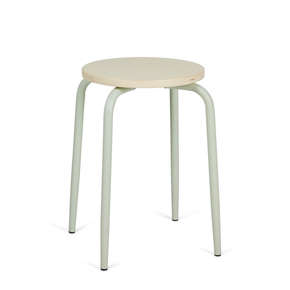 JONAS STOOL LGREEN_35CMDX45CM_Metal_€24,95
