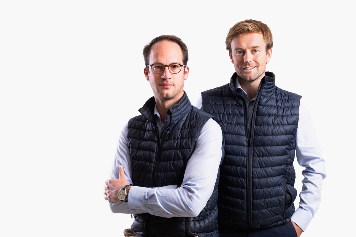 Van links naar rechts: Guillaume de Troostembergh - Edmond de Fabribeckers