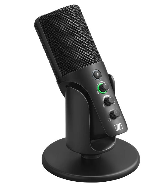 The Profile USB microphone for streaming, podcasting, and gaming applications is available with a table stand or streaming set with a boom arm, making it a great solution for streamers, podcasters, and creators.