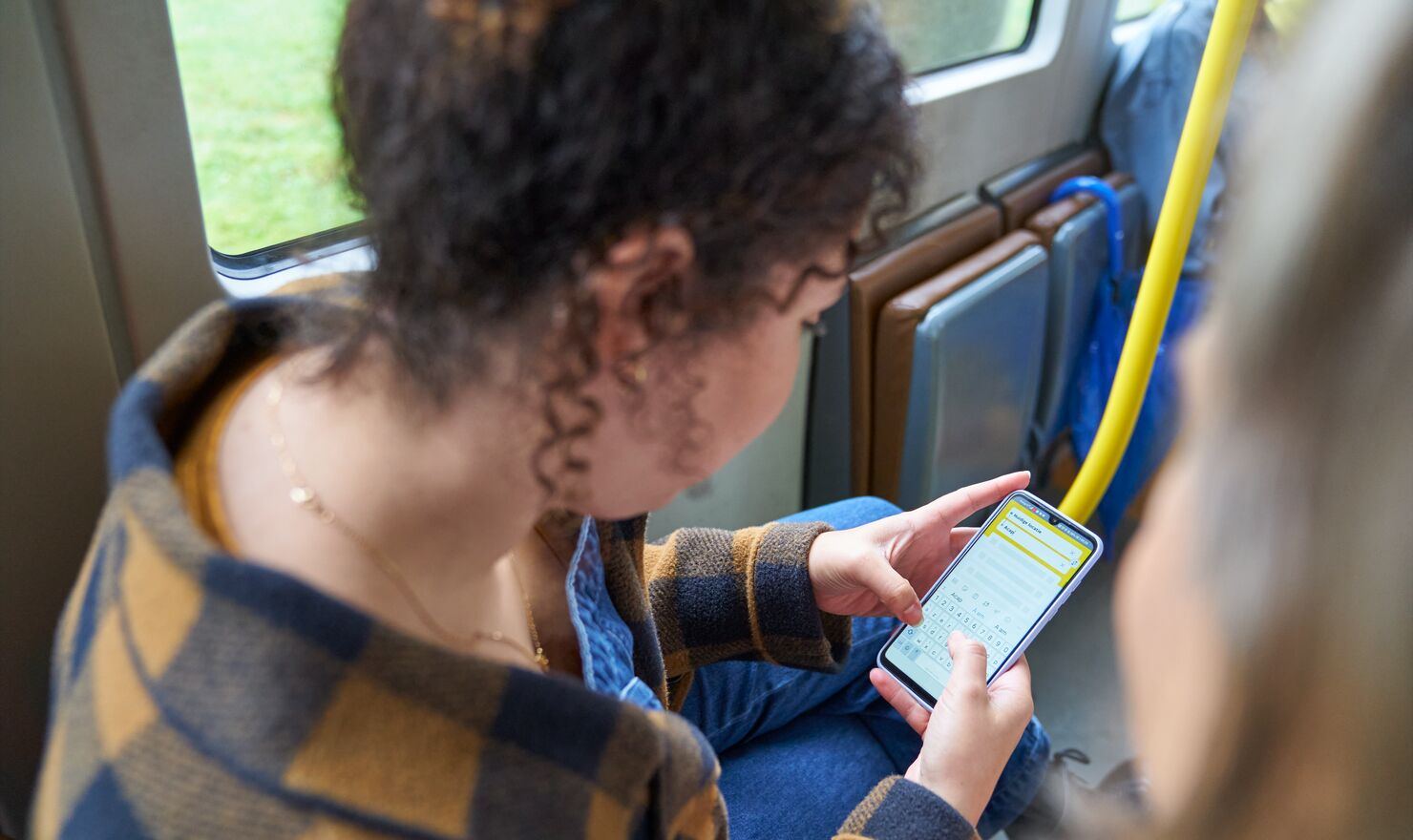 Klant gebruikt de app