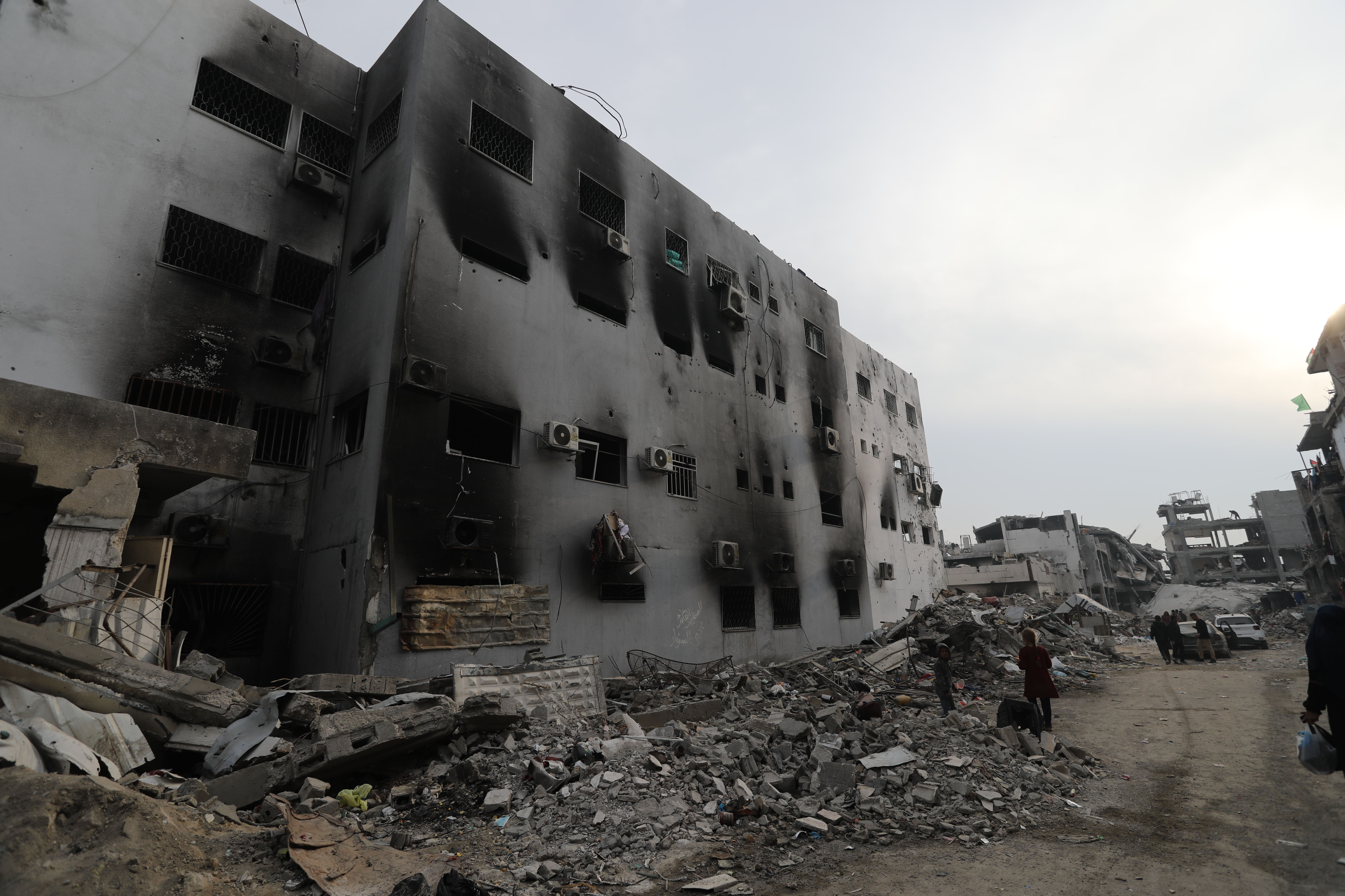 El hospital Kamal Adwan, en la ciudad de Gaza. NOUR ALSAQQA/MSF